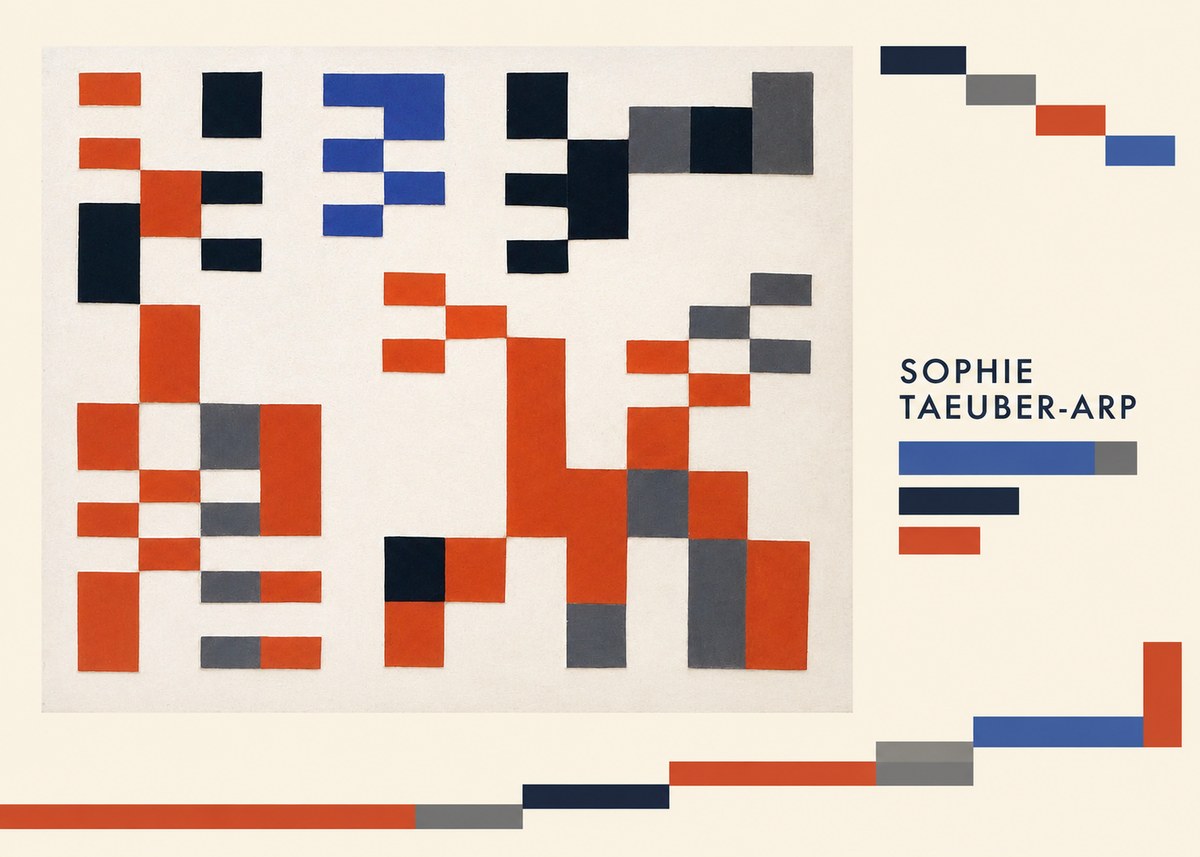 Sophie Taeuber-Arp Sophie Taeuber-arp No5 - Plakat
