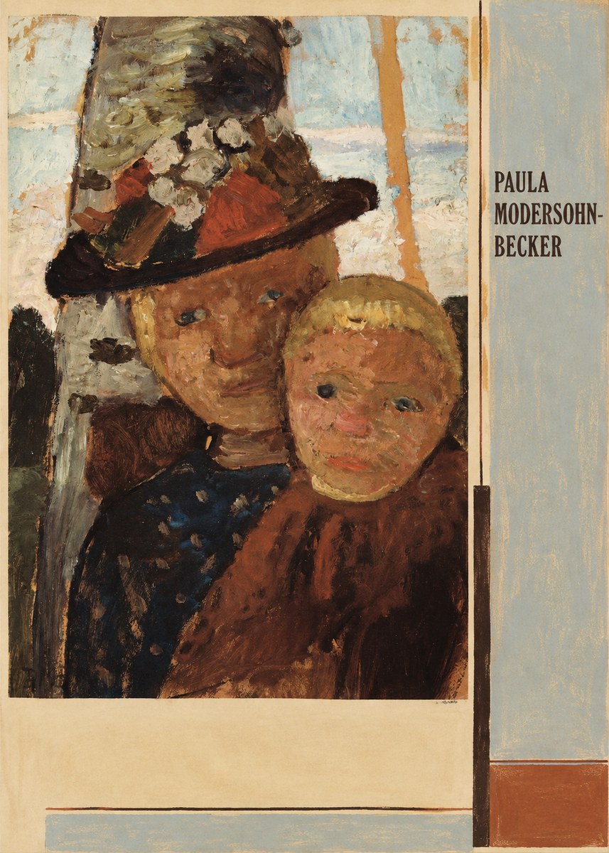 Paula Modersohn-Becker Mother and Child with Hat No4 - Plakat