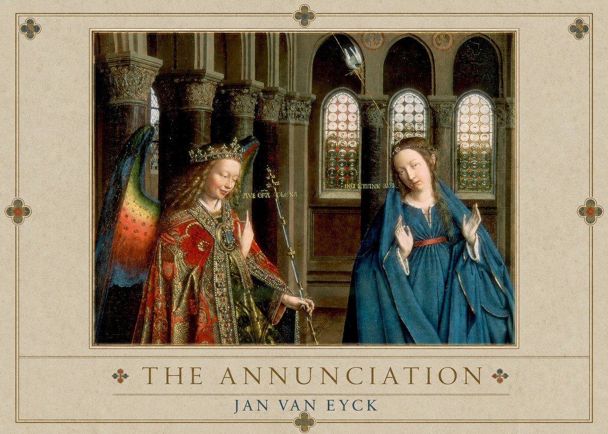 Jan van Eyck The Annunciation II No3 - Plakat