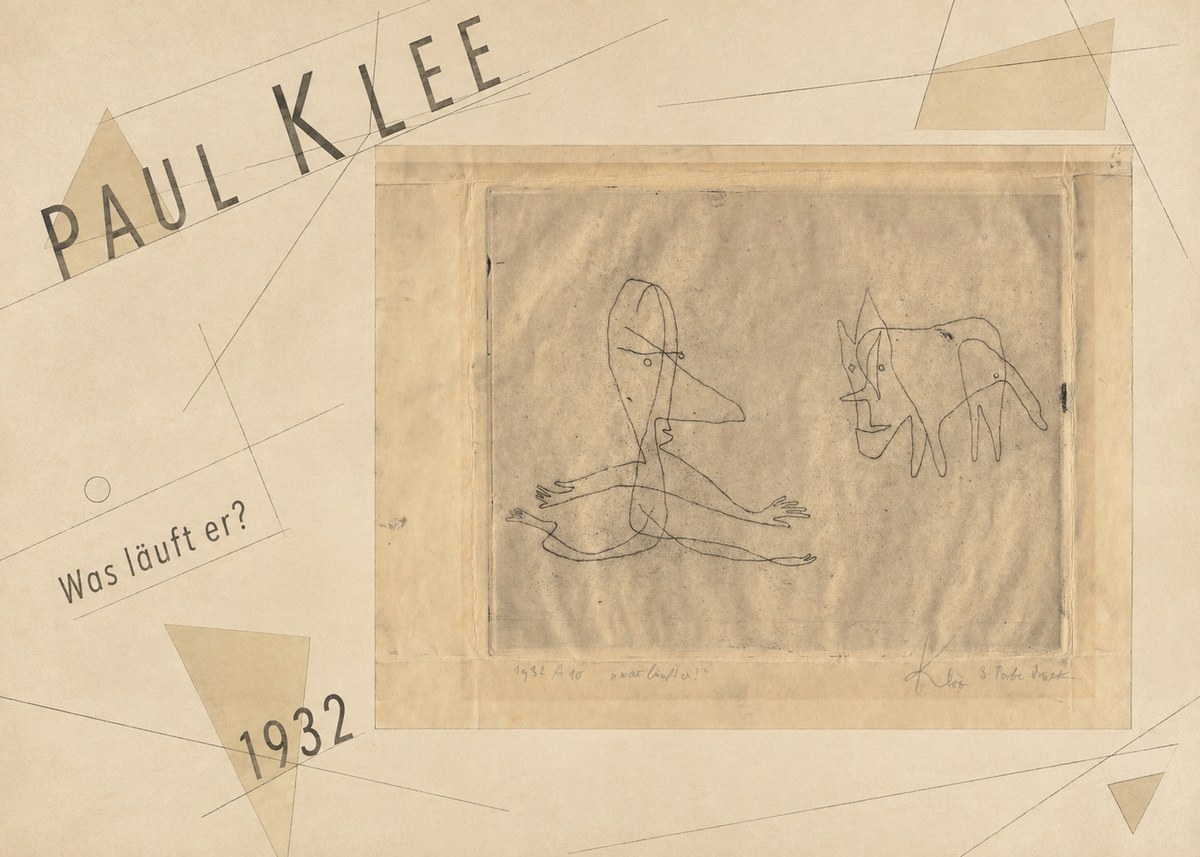 Paul Klee Was Läuft Er? No5 - Plakat