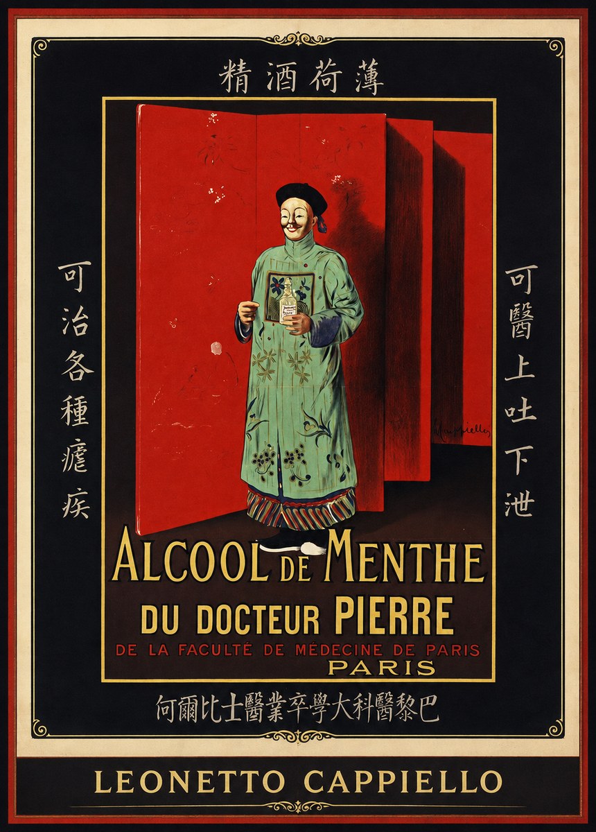 Leonetto Cappiello Alcool De Menthe Du Docteur Pierre No1 - Plakat