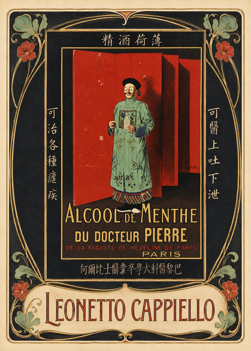 Leonetto Cappiello Alcool De Menthe Du Docteur Pierre No3 - Plakat