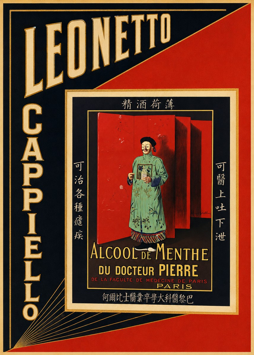 Leonetto Cappiello Alcool De Menthe Du Docteur Pierre No4 - Plakat
