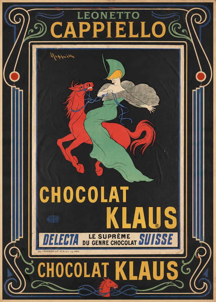 Leonetto Cappiello Chocolat Klaus III No1 - Plakat