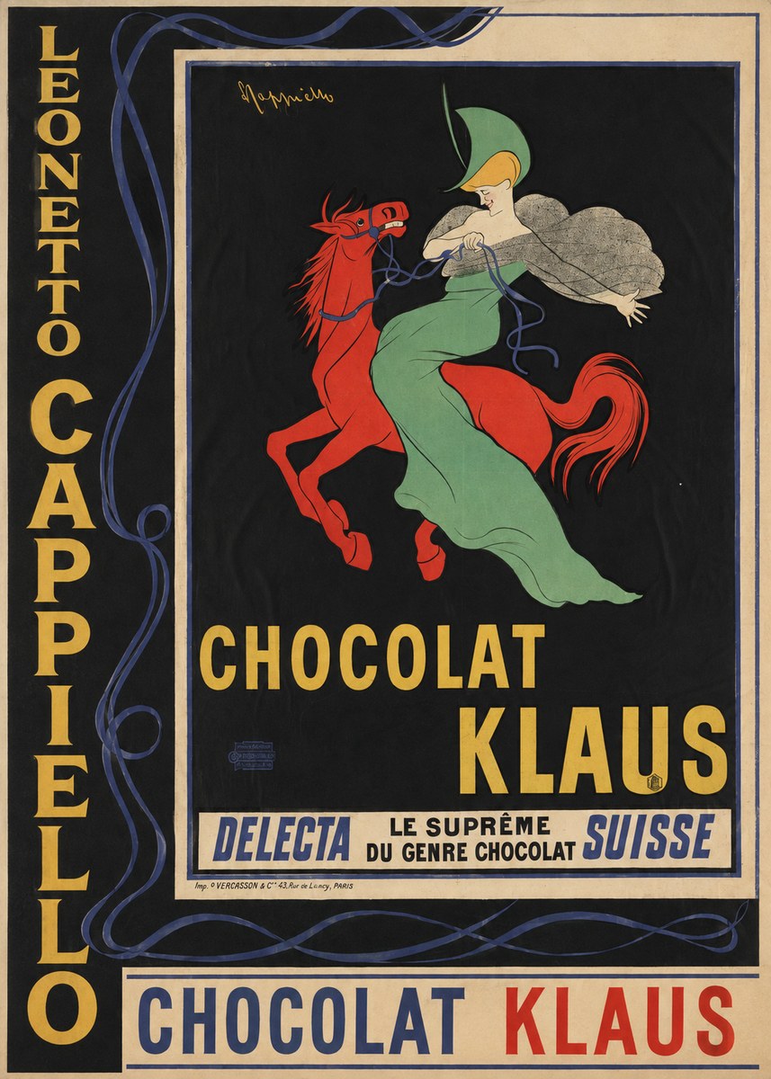 Leonetto Cappiello Chocolat Klaus III No4 - Plakat