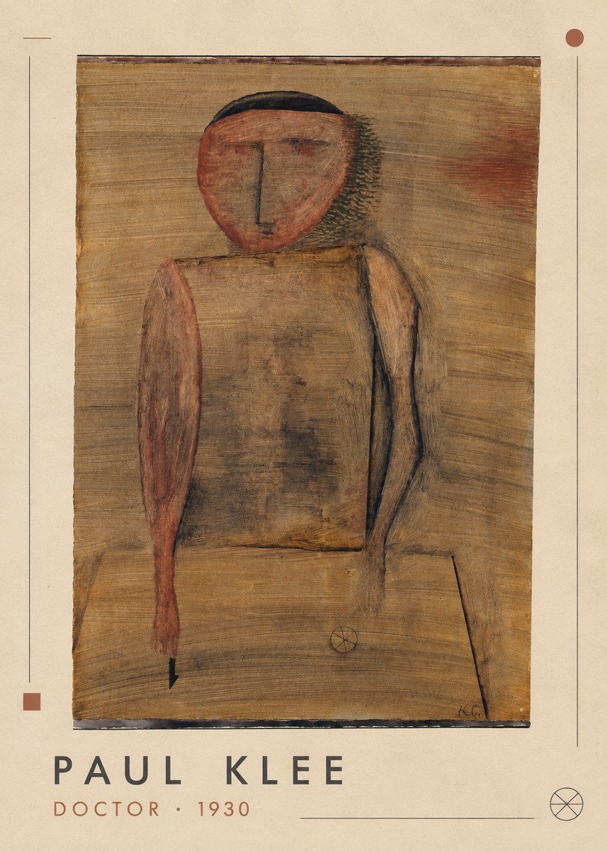 Paul Klee Doctor No3 - Plakat