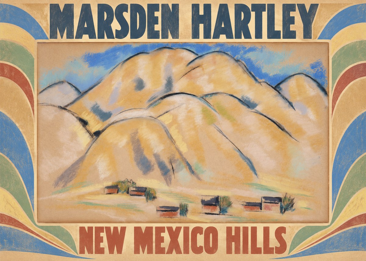 Marsden Hartley New Mexico Hills No5 - Plakat