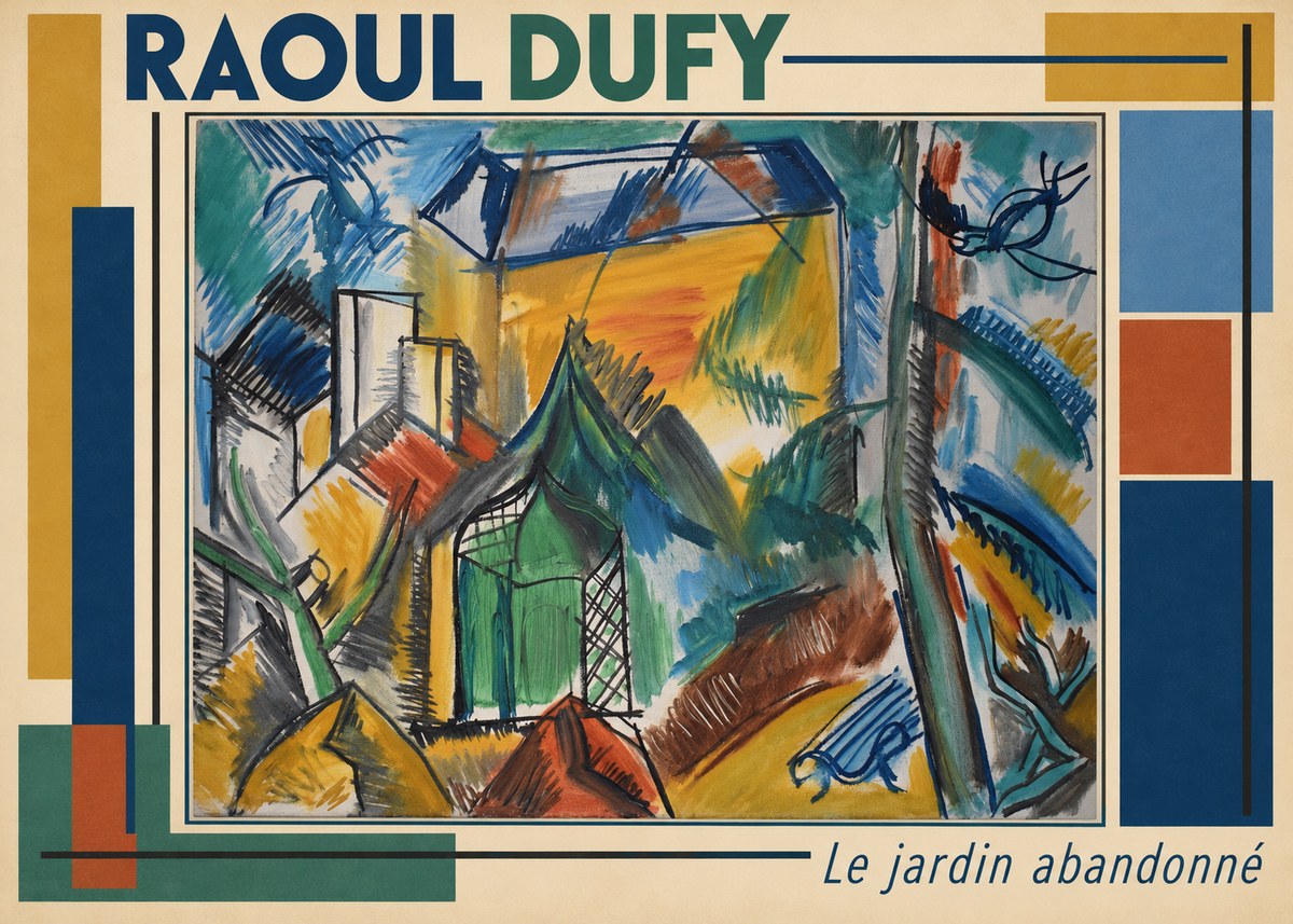 Raoul Dufy Le Jardin Abandonné No3 - Plakat