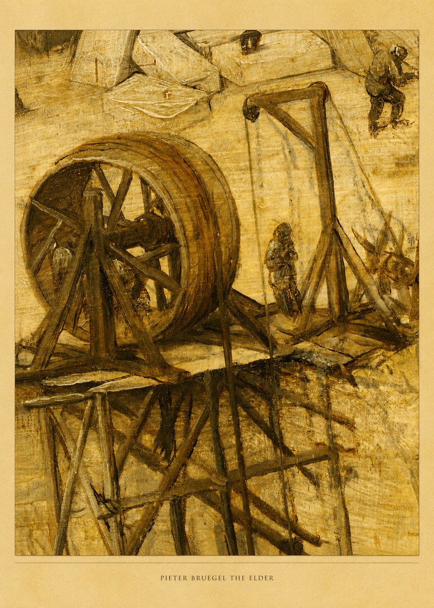 Pieter Bruegel The Tower of Babel XX No5 - Plakat