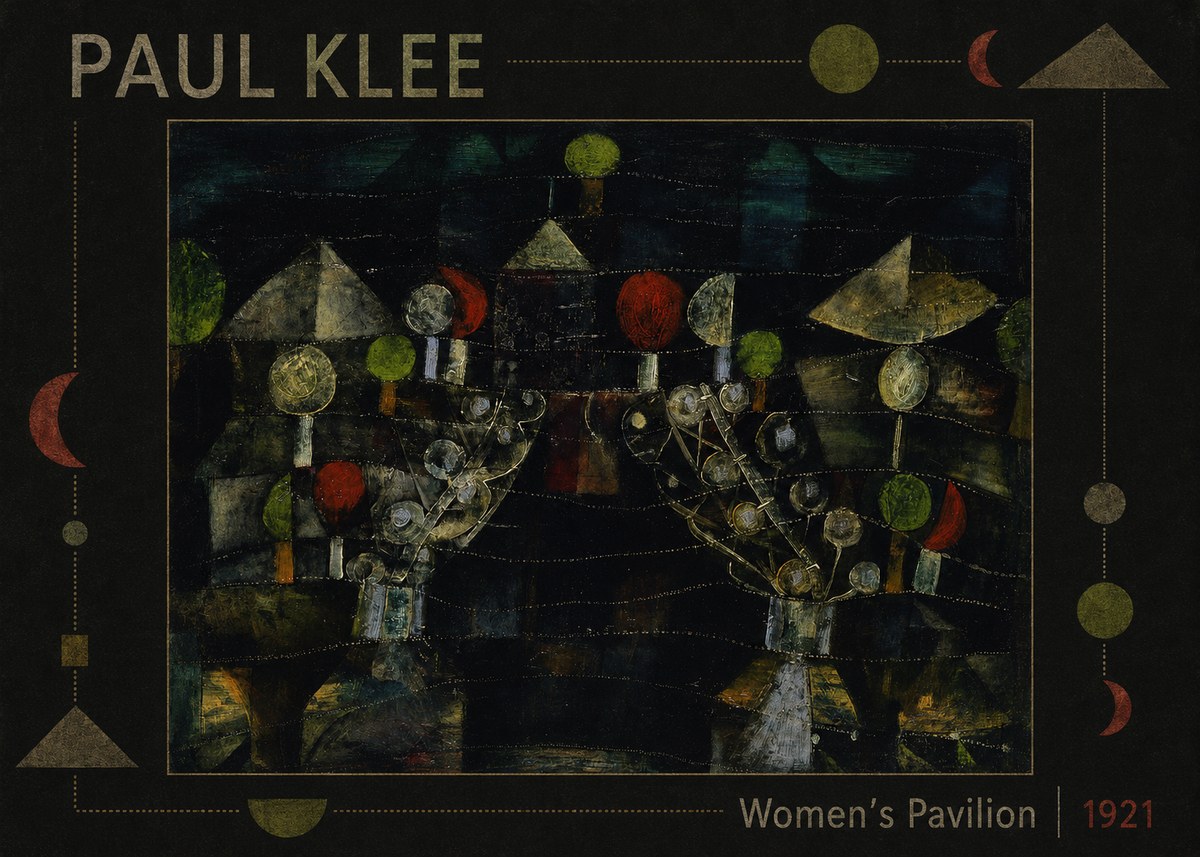 Paul Klee Women's Pavilion No1 - Plakat