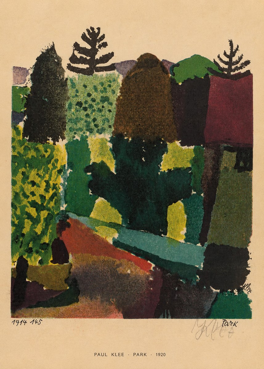 Paul Klee Park II No5 - Plakat