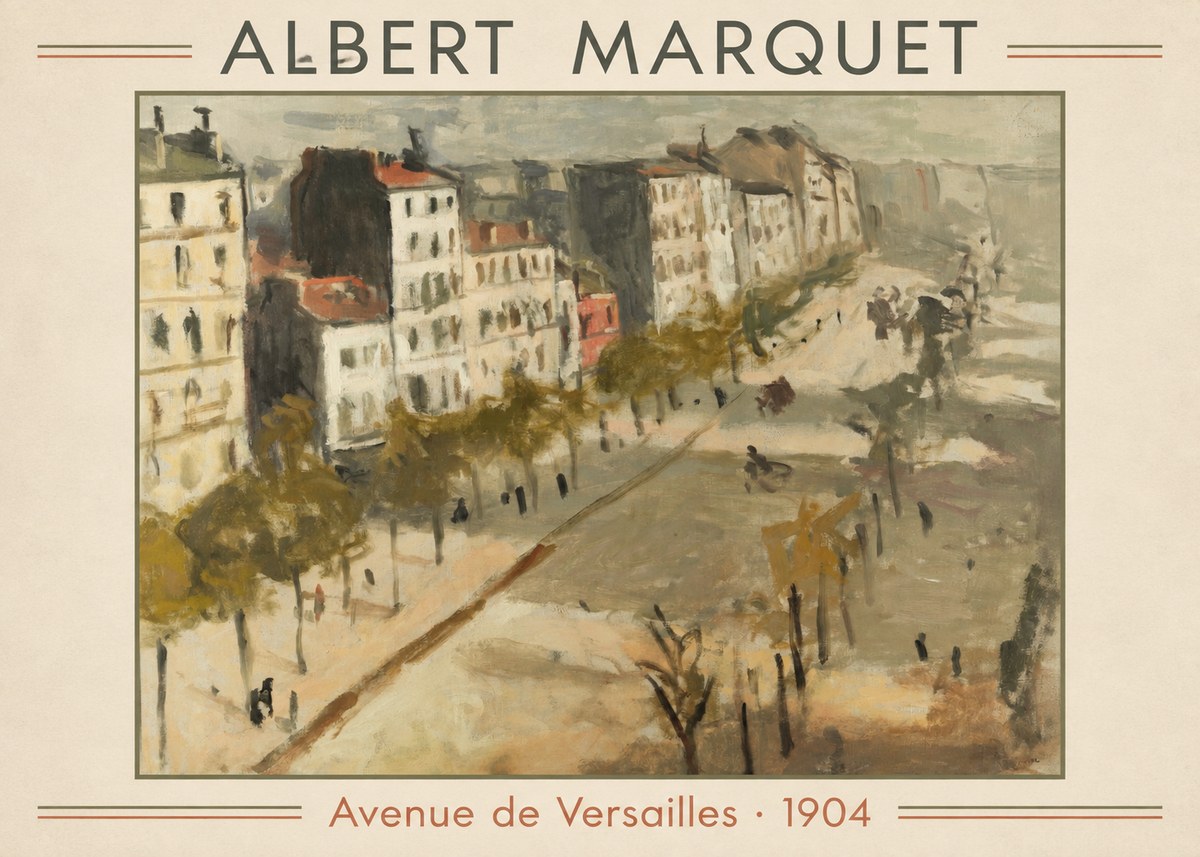 Albert Marquet Avenue De Versailles · 1904 No1 - Plakat