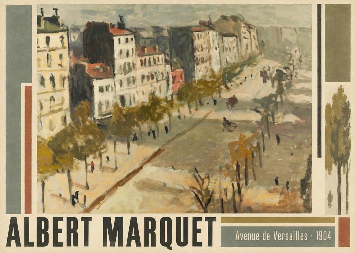 Albert Marquet Avenue De Versailles · 1904 No2 - Plakat